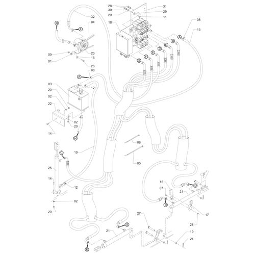 CIRC HIDR ELET CR-AM14 191171 (CONJUNTO COMPLETO)