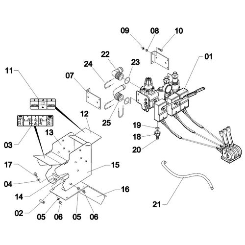 COMANDO MF CABO 2S C/SUP.ACIONADOR - 192104 - VERSÃO - 0-0/0-  -1