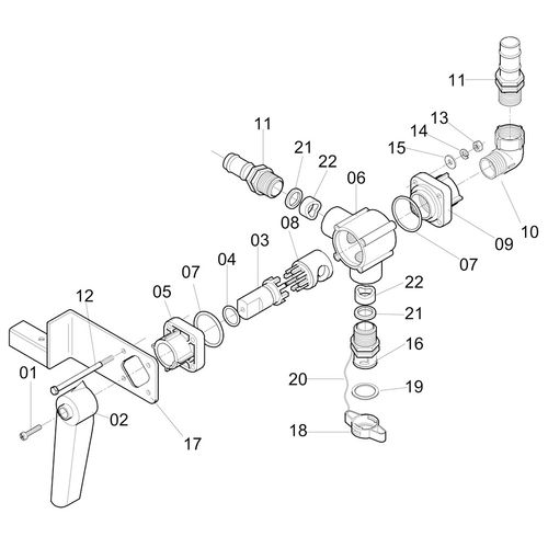 VALVULA REGULADORA COM 3 VIAS 206151 (CONJUNTO COMPLETO) VALVULA REGULADORA COM 3 VIAS 206151 (CONJUNTO COMPLETO)