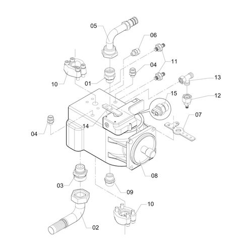 MONTAGEM HIDRÁULICA BOMBA TRANSMISSÃO 213207 (CONJUNTO COMPLETO) MONTAGEM HIDRÁULICA BOMBA TRANSMISSÃO 213207 (CONJUNTO COMPLETO)