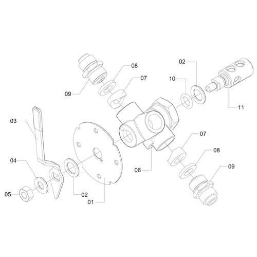 VALVULA DE 4 VIAS - MODELO VALVULA DE 4 VIAS - MODELO