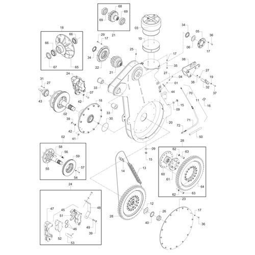 PERNA TRASEIRA DIREITA COMPLETA - 231257 - VERSÃO - SAP-2008/10-  -0