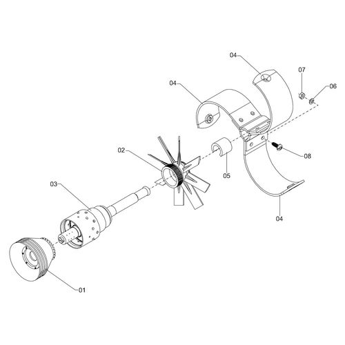 TURBINA 400 DOW 245407 (CONJUNTO COMPLETO) TURBINA 400 DOW 245407 (CONJUNTO COMPLETO)