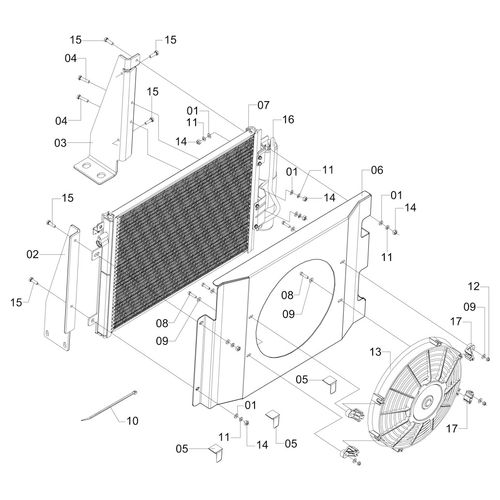 CONJUNTO DO CONDENSADOR - COMPLETO 246040 (CONJUNTO COMPLETO) CONJUNTO DO CONDENSADOR - COMPLETO 246040 (CONJUNTO COMPLETO)