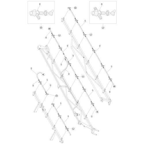 MANGUEIRAS DIREITA/ESQUERDA AM-14/2V 248914 (CONJUNTO COMPLETO) MANGUEIRAS DIREITA/ESQUERDA AM-14/2V 248914 (CONJUNTO COMPLETO)