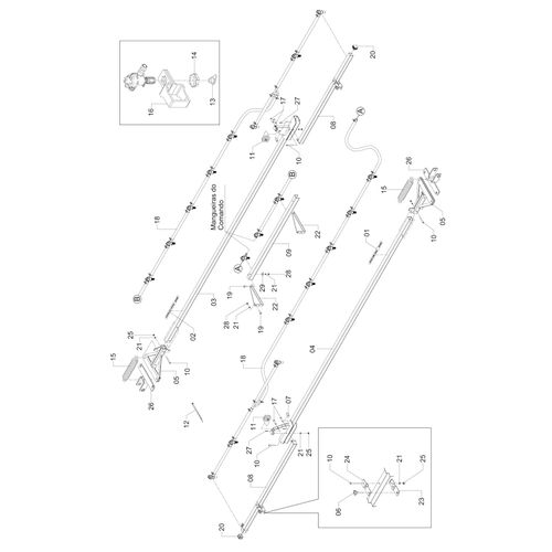 BARRA PULV. 9,5M PJ-401 50 AGS 2V S/FL 248922 (CONJUNTO COMPLETO) BARRA PULV. 9,5M PJ-401 50 AGS 2V S/FL 248922 (CONJUNTO COMPLETO)