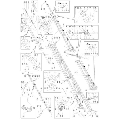 BARRA PULV.18M CL-CROSS 50 AGS 249656 (CONJUNTO COMPLETO)