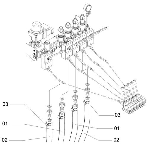 CONJUNTO ( MANGUEIRAS - COMANDO AO FILTR 251546 (CONJUNTO COMPLETO) CONJUNTO ( MANGUEIRAS - COMANDO AO FILTR 251546 (CONJUNTO COMPLETO)
