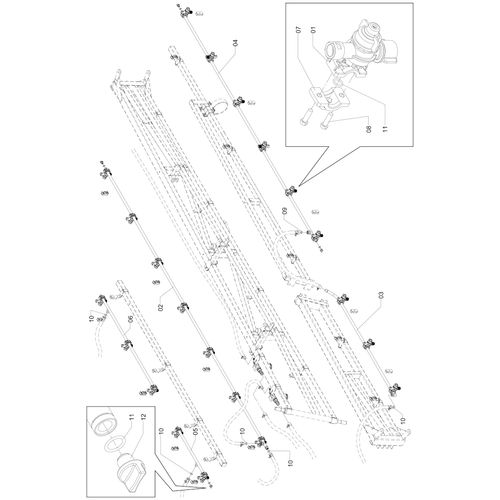 CONJUNTO-RAMAL 500 C/ PORTA BICO BIJET - 254086 - VERSÃO - SAP-2014/5-  -0