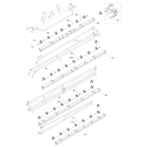 CONJUNTO ( RAMAL 350 - C/PORTA BICO BIJE - 254839 - VERSÃO - SAP-2014/7-  -0