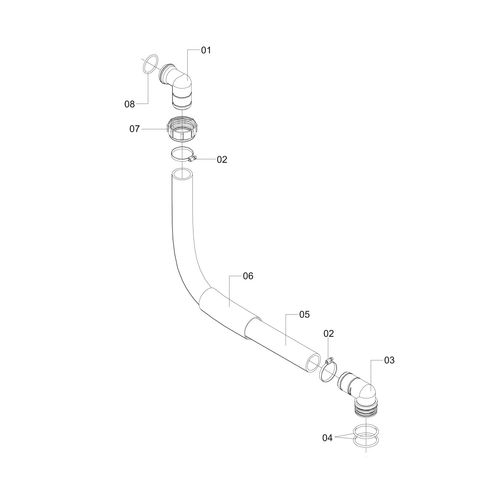 MANG FILTRO-BOMBA JP75/100/150 C/TQ 100L - 259028 - VERSÃO - SAP-2012/6-  -0