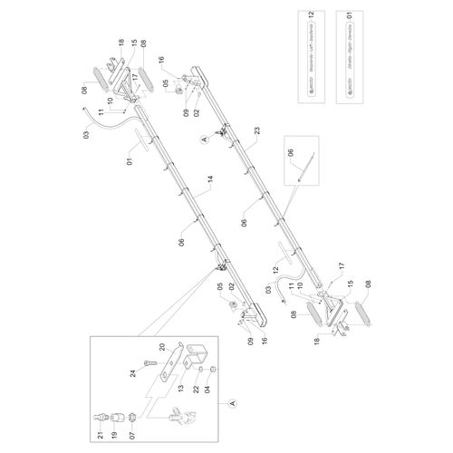 BARRA PULV. 6M CN-PEC 260430 (CONJUNTO COMPLETO) BARRA PULV. 6M CN-PEC 260430 (CONJUNTO COMPLETO)