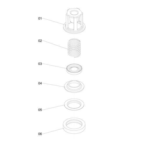 Válvula para bomba Ø18 261404 (CONJUNTO COMPLETO) Válvula para bomba Ø18 261404 (CONJUNTO COMPLETO)