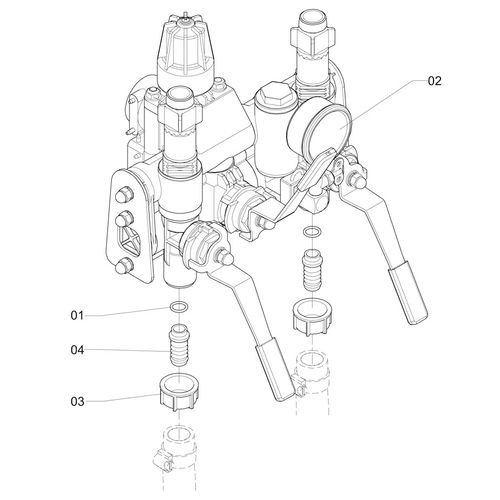 COMANDO MF-2000 C/ALAVANCA-2V BICO 3/4 COMANDO MF-2000 C/ALAVANCA-2V BICO 3/4