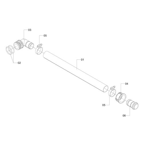 MANGUEIRA DA BOMBA AO FILTRO JP-75L 267187 (CONJUNTO COMPLETO) MANGUEIRA DA BOMBA AO FILTRO JP-75L 267187 (CONJUNTO COMPLETO)