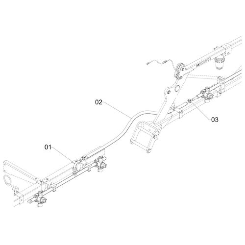 MANGUEIRA DA BARRA CENTRAL AO SEGMENTO 269902 (CONJUNTO COMPLETO) MANGUEIRA DA BARRA CENTRAL AO SEGMENTO 269902 (CONJUNTO COMPLETO)
