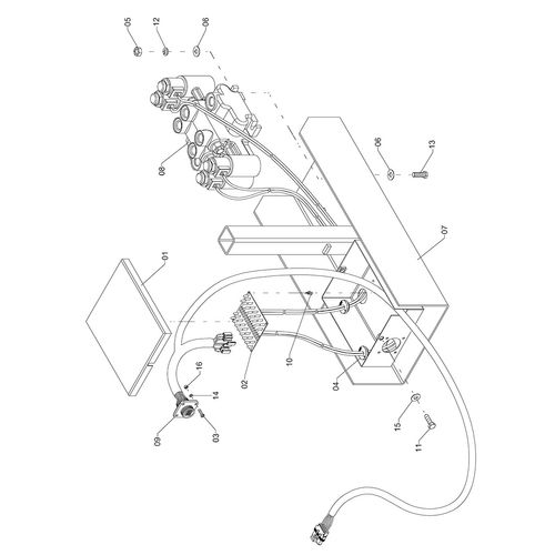 COMANDO HIDRAULICO C/ACIONAMENTO ELETRIC 276667 (CONJUNTO COMPLETO) COMANDO HIDRAULICO C/ACIONAMENTO ELETRIC 276667 (CONJUNTO COMPLETO)