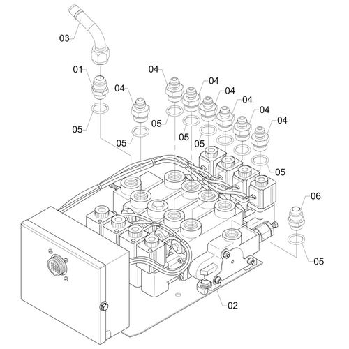 SUB-MONT DO COMANDO HIDR (ACION ELET) - 277011 - VERSÃO - 0-0/0-  -0