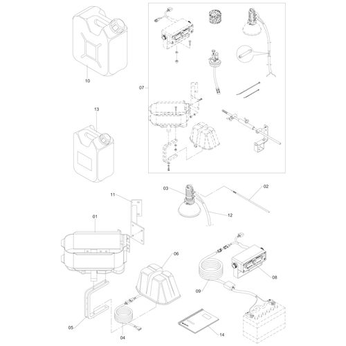 KIT MARCADOR DE LINHA - ADVANCE 3000/18 - 278846 - VERSÃO - SAP-2013/10-  -5