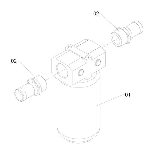 FILTRO DE RETORNO COMPLETO-SUB MONT HIDR - 289892 - VERSÃO - SAP-2011/9-01-0