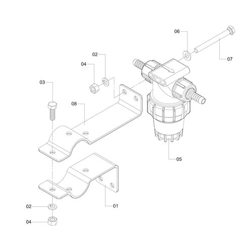 FILTRO DE LINHA II ESQUERDO - 2 VIAS 296319 (CONJUNTO COMPLETO) FILTRO DE LINHA II ESQUERDO - 2 VIAS 296319 (CONJUNTO COMPLETO)