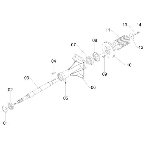 Mancal de rolamento número 30 - 299669 - VERSÃO - SAP-2010/9-  -0