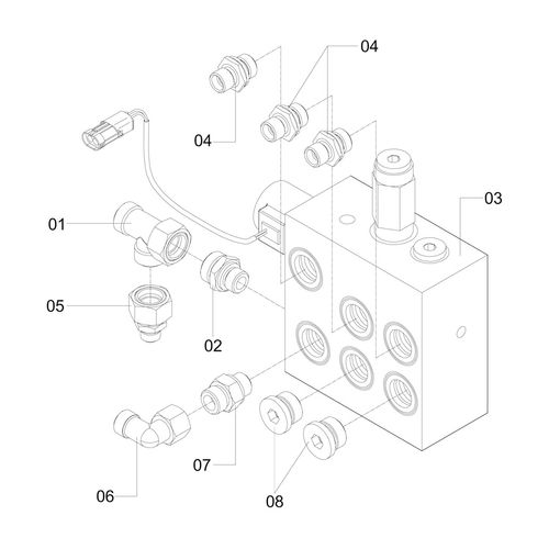 Bloco de comando - Troca de marcha - 303081 - VERSÃO - SAP-2010/5-  -0