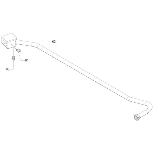 TUBO DIANTEIRO DIREITO MONTADO 307660 (CONJUNTO COMPLETO) TUBO DIANTEIRO DIREITO MONTADO 307660 (CONJUNTO COMPLETO)