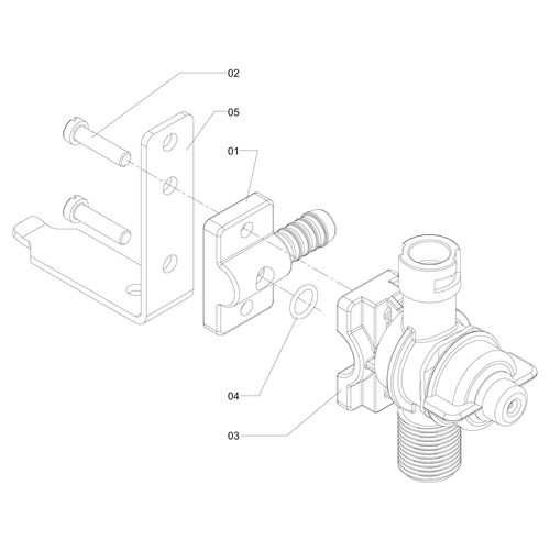 Porta bico duplo antigotejo p/mang esq 346593 (CONJUNTO COMPLETO) Porta bico duplo antigotejo p/mang esq 346593 (CONJUNTO COMPLETO)