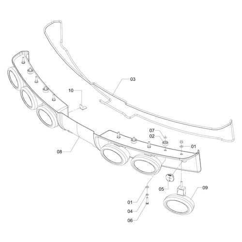 CARENAGEM DOS FARÓIS COMPLETA 350776 (CONJUNTO COMPLETO) CARENAGEM DOS FARÓIS COMPLETA 350776 (CONJUNTO COMPLETO)