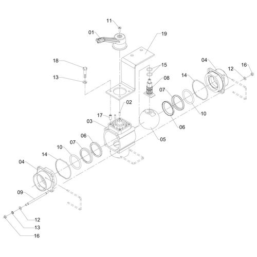 válvula 3 vias s/trava com suporte 365346 (CONJUNTO COMPLETO) válvula 3 vias s/trava com suporte 365346 (CONJUNTO COMPLETO)