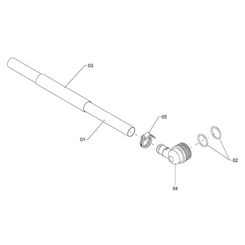 MANGUEIRA DA VALVULA AO RESERVATORIO 100 365478 (CONJUNTO COMPLETO)