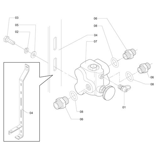 MONTAGEM HIDRÁULICA REGUL. FLUXO OSCIL. 369942 (CONJUNTO COMPLETO) MONTAGEM HIDRÁULICA REGUL. FLUXO OSCIL. 369942 (CONJUNTO COMPLETO)