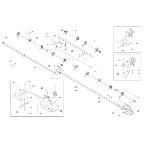 BARRA PULV.12M CR 50 AGD-M 4V - 375683 - VERSÃO - SAP-2013/6-  -0