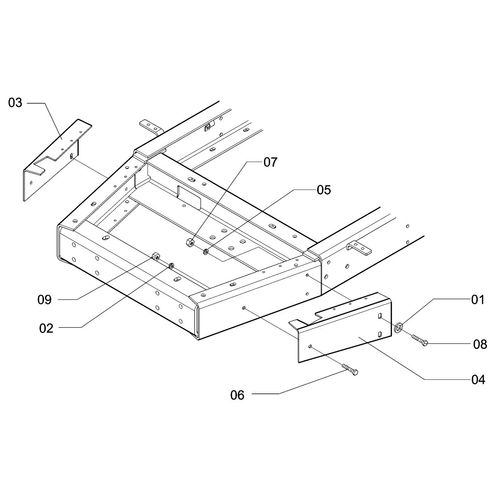 CONJUNTO PARA APOIO DA CARENAGEM 90 L - 376137 - VERSÃO - SAP-2011/4-  -0