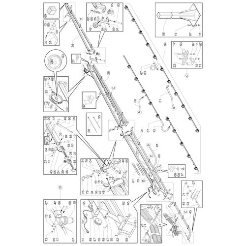 BARRA PULV.18M ADV 3000-AM/CL-AD 50 AGQ 378414 (CONJUNTO COMPLETO) BARRA PULV.18M ADV 3000-AM/CL-AD 50 AGQ 378414 (CONJUNTO COMPLETO)
