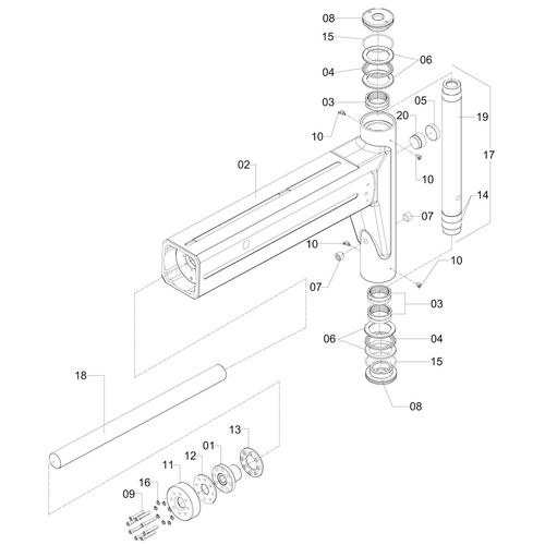 PERNA EXTENSÍVEL DIR. - MONTAGEM MECÂNIC - 383216 - VERSÃO - SAP-2009/9-  -9