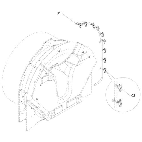 RAMAL ESQUERDO - COMPLETO P/ 9 BICOS 389254 (CONJUNTO COMPLETO) RAMAL ESQUERDO - COMPLETO P/ 9 BICOS 389254 (CONJUNTO COMPLETO)