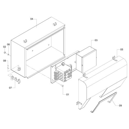 CAIXA DO COMANDO HIDRÁULICO TRASEIRO 398958 (CONJUNTO COMPLETO) CAIXA DO COMANDO HIDRÁULICO TRASEIRO 398958 (CONJUNTO COMPLETO)