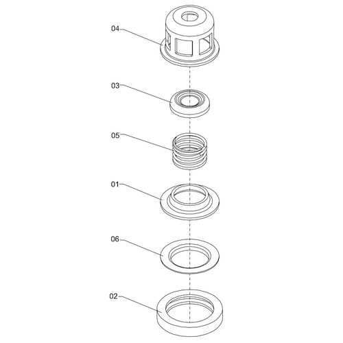 VÁLVULA PARA BOMBA Ø18 - 407825 - VERSÃO - SAP-2010/9-  -0