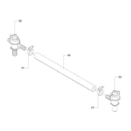 MANGUEIRAS BARRA CENTRAL C/ FILTRO LINHA 414680 (CONJUNTO COMPLETO) MANGUEIRAS BARRA CENTRAL C/ FILTRO LINHA 414680 (CONJUNTO COMPLETO)
