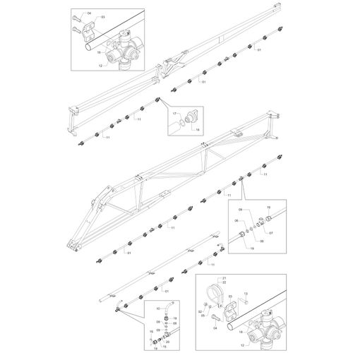 CONJUNTO-RAMAL 350 PORTA BICO QUADRIJET - 428615 - VERSÃO - SAP-2010/2-  -0