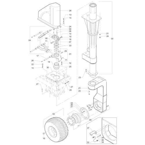 PERNA DIANTEIRA DIREITA - COMPLETA - 476597 - VERSÃO - SAP-2011/2-01-0