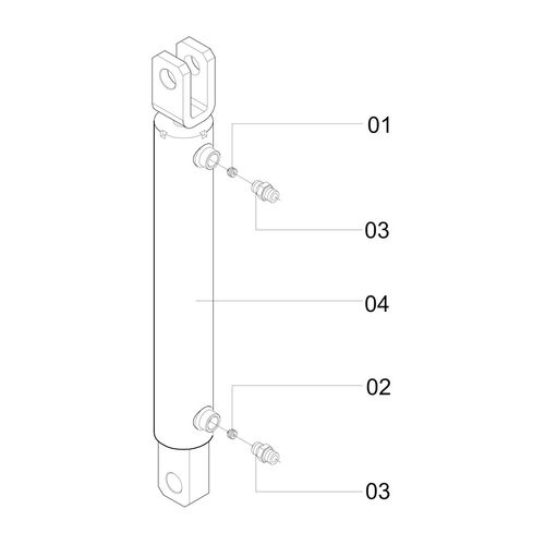 CILINDRO LEVANTAMENTO TRASEIRO C/CONEXOE - 477603 - VERSÃO - SAP-2010/4-  -0