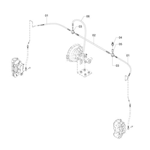 CONDUTOR DO FREIO DIANTEIRO COMPLETO 490318 (CONJUNTO COMPLETO) CONDUTOR DO FREIO DIANTEIRO COMPLETO 490318 (CONJUNTO COMPLETO)