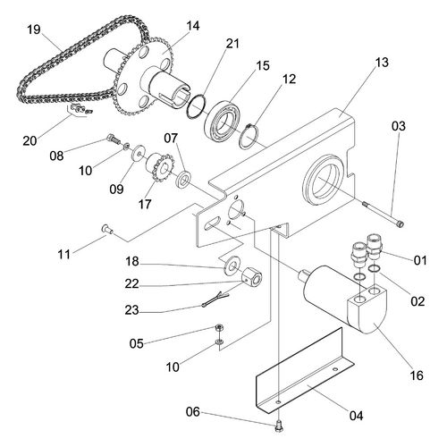 CONJUNTO DO MOTOR DO BITOLADOR - TRASEIR 495366 (CONJUNTO COMPLETO)