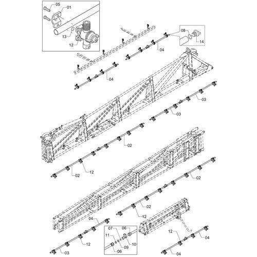 CONJUNTO (RAMAL-ESPAC. 35/24 BIJET) 518266 (CONJUNTO COMPLETO)