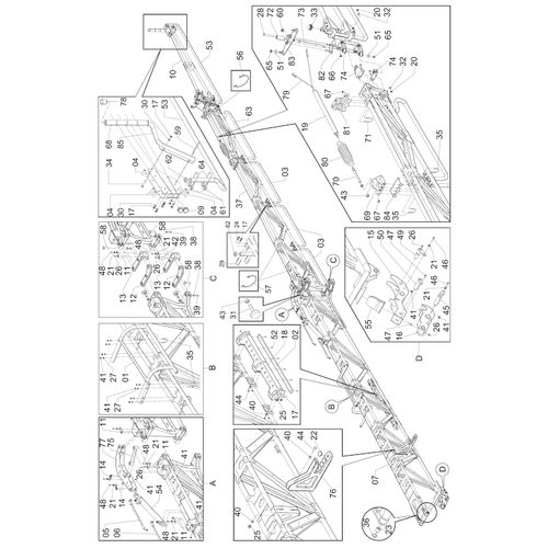 BARRA DE 24 METROS VORTEX DIREITA 524651 (CONJUNTO COMPLETO) BARRA DE 24 METROS VORTEX DIREITA 524651 (CONJUNTO COMPLETO)