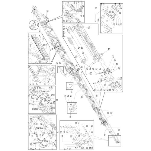 BARRA DE 24 METROS VORTEX ESQUERDA 524693 (CONJUNTO COMPLETO) BARRA DE 24 METROS VORTEX ESQUERDA 524693 (CONJUNTO COMPLETO)