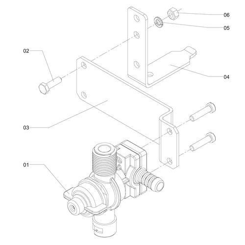 Porta bico duplo c/ anti-gotejo sup. dir 533976 (CONJUNTO COMPLETO) Porta bico duplo c/ anti-gotejo sup. dir 533976 (CONJUNTO COMPLETO)